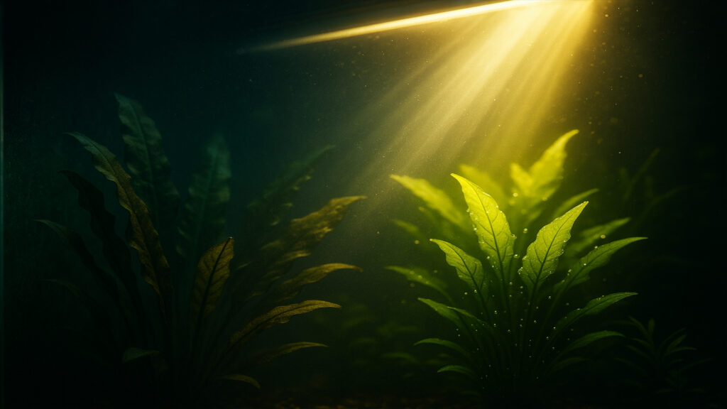 how long to keep aquarium light on