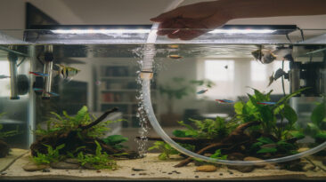 Aquarium that looks clean but still needs constant water changes