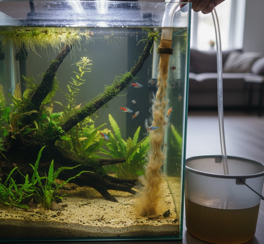 Constant Water Changes? Why Your Aquarium Needs Them Repeated aquarium water changes caused by hidden stability problems