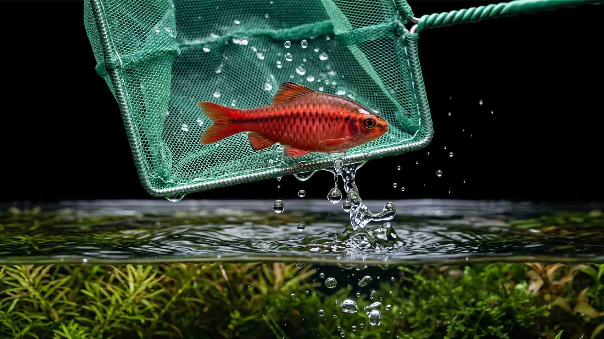How to Set Up a Fish Tank: The 18-Step Masterclass to Prevent the 30-Day Crash Netting a new fish to prevent store water pathogens from entering the aquarium