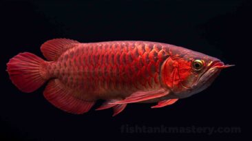 10 Illegal Aquarium Fish in the US (Some Are a FELONY) Asian Arowana swimming under cinematic rim light, representing illegal aquarium fish in the US.